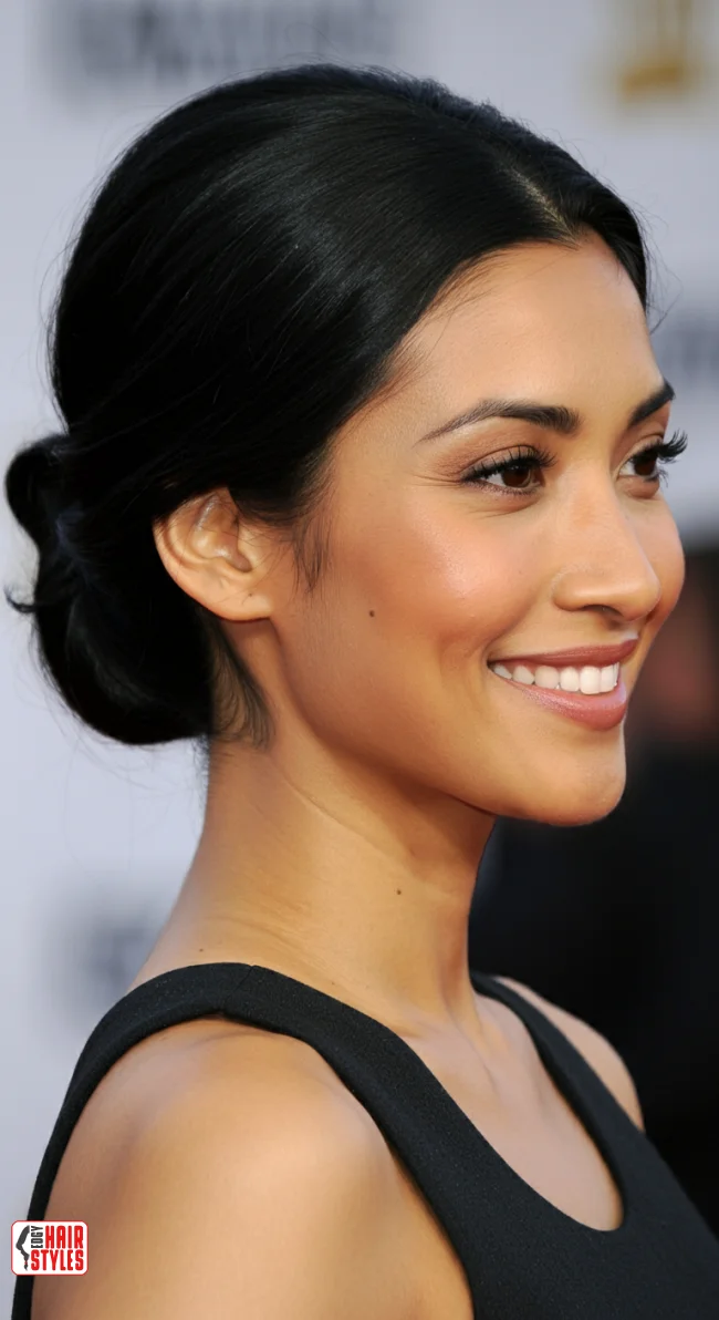 1. Classic Low Bun | Simple Bun Hairstyles: Effortless Elegance For Every Occasion