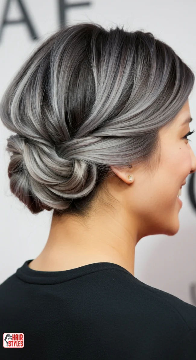 5. Low Twisted Bun | Simple Bun Hairstyles: Effortless Elegance For Every Occasion