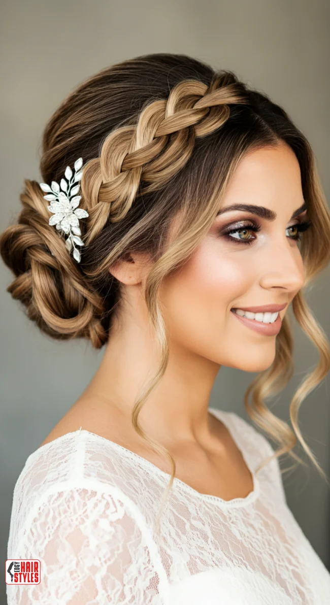 4. Braided Bun | Simple Bun Hairstyles: Effortless Elegance For Every Occasion