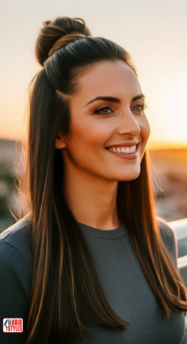 3. Sleek High Bun | Simple Bun Hairstyles: Effortless Elegance For Every Occasion