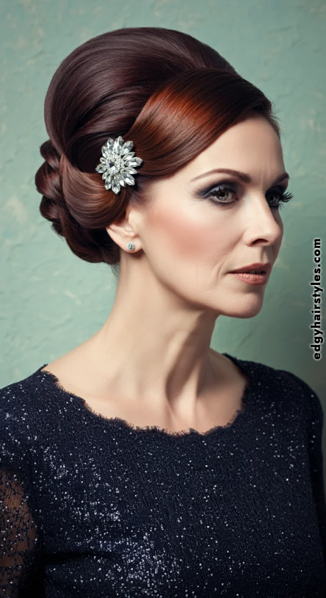 4. Classic French Twist | Fantastic Prom And Wedding Ball Hairstyles