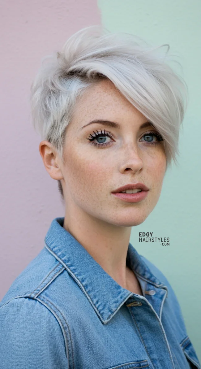 1. Pixie Cut With Side-Swept Bangs | 7 Short Layered Haircuts With Bangs To Switch Up Your Look