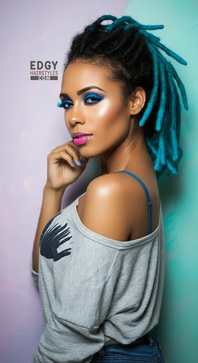 3. Colored Dreadlocks | 10 Stylish Types Of Dreadlocks You Wish To Try