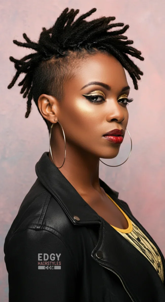 2. Short Dreadlocks with Undercut | 10 Stylish Types Of Dreadlocks You Wish To Try