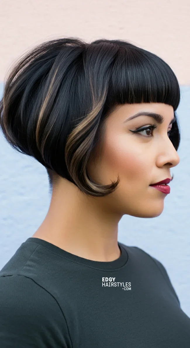 6. Pageboy with Undercut Detail | 8 Elegant Pageboy Haircut Ideas For Timeless Style