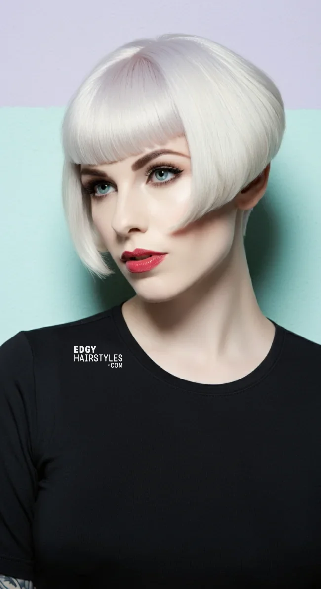 3. Asymmetrical Pageboy Cut | 8 Elegant Pageboy Haircut Ideas For Timeless Style