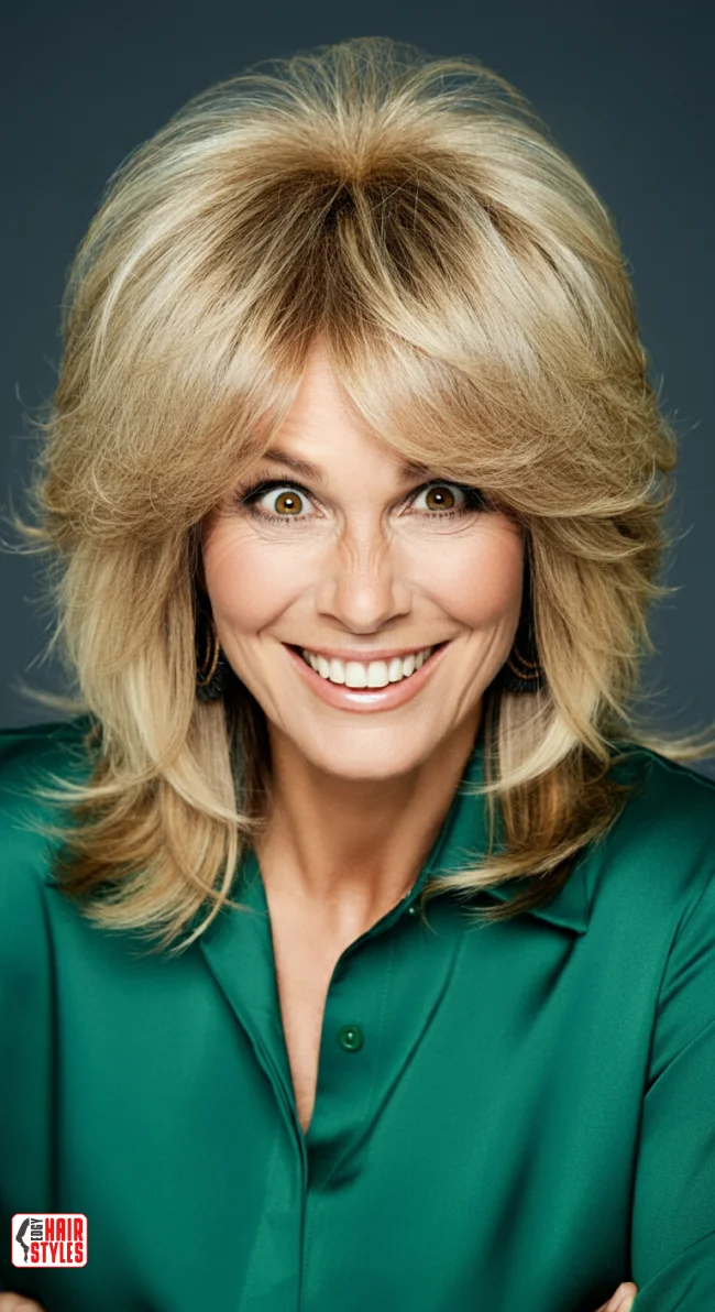 5. Feathered Shag | What Hairstyles Are Good For Women Over 60 With Thinning Hair?