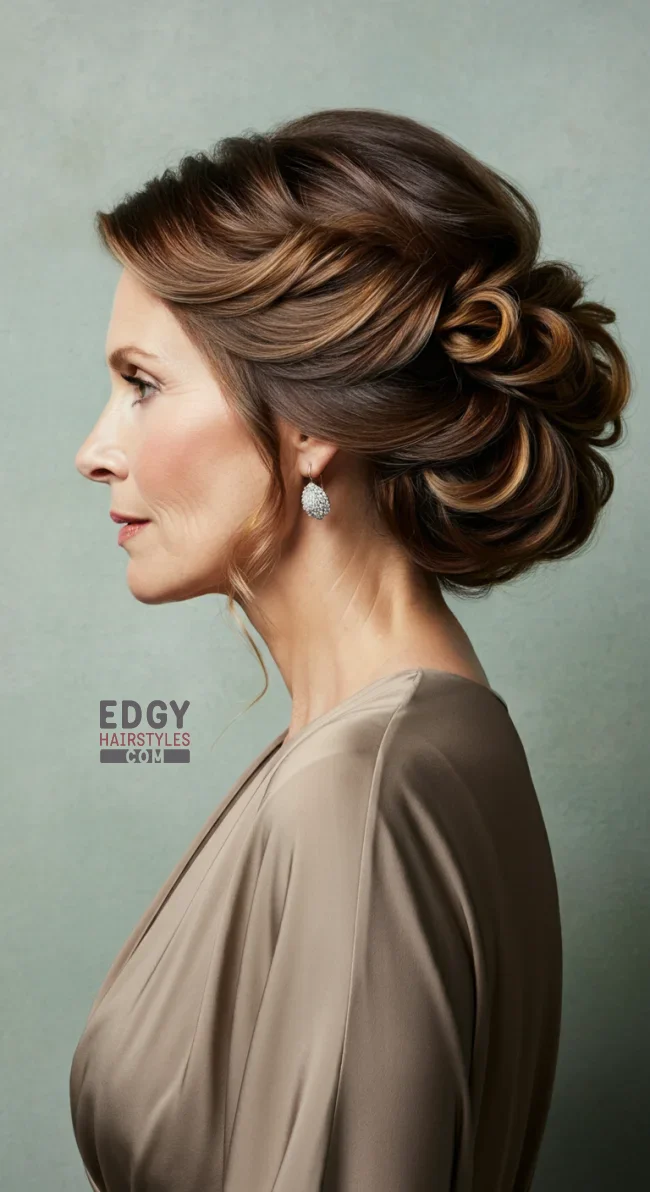 9. Half-Up Twists | Elegant Hairstyles For Women Over 60 With Fine Hair