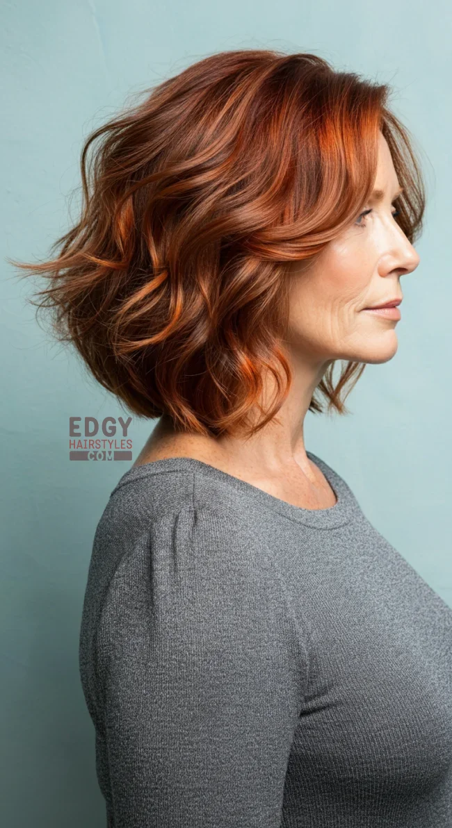 5. Textured Lob (Long Bob) | Elegant Hairstyles For Women Over 60 With Fine Hair