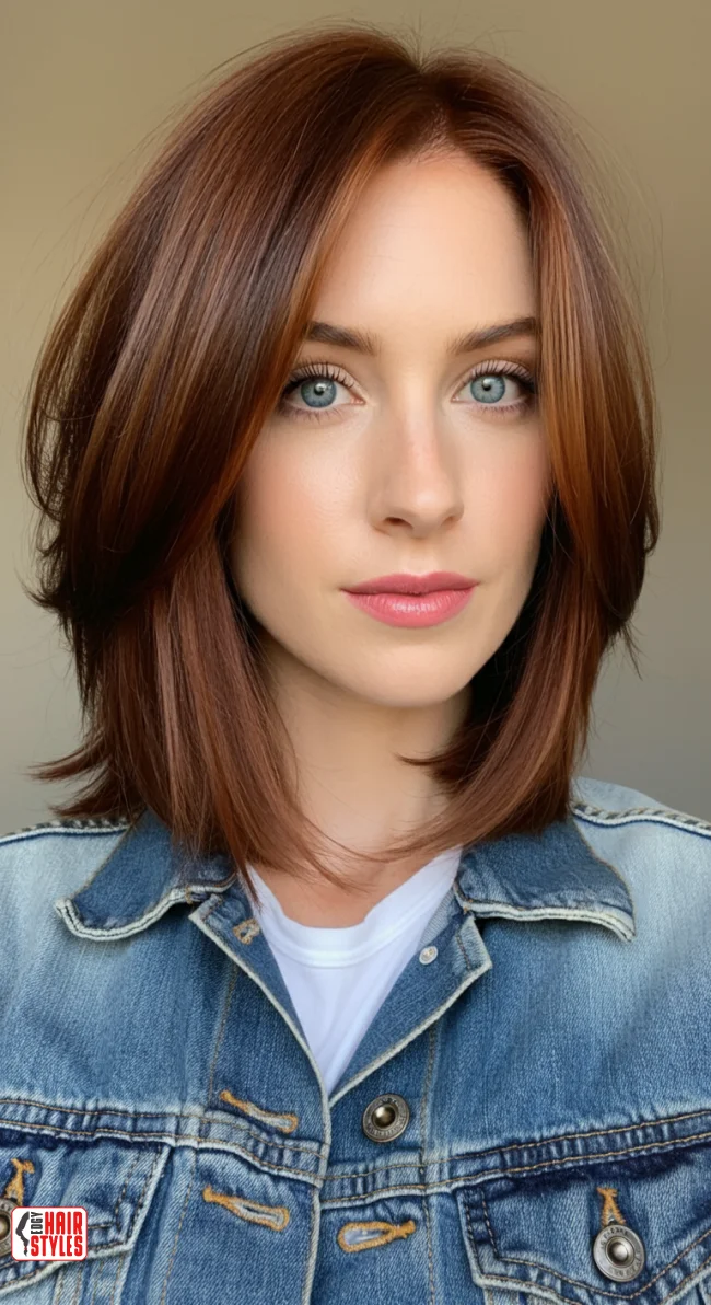 7. Layered Lob | Stunning Hairstyles For Straight Hair - Flawless Elegance