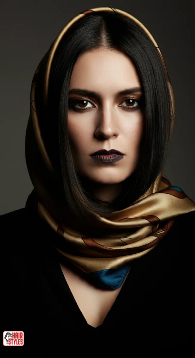 9. Silk Wrap | Electrified Hair: 10 Helpful Hairstyles To Calm Down Your Frizzy Hair