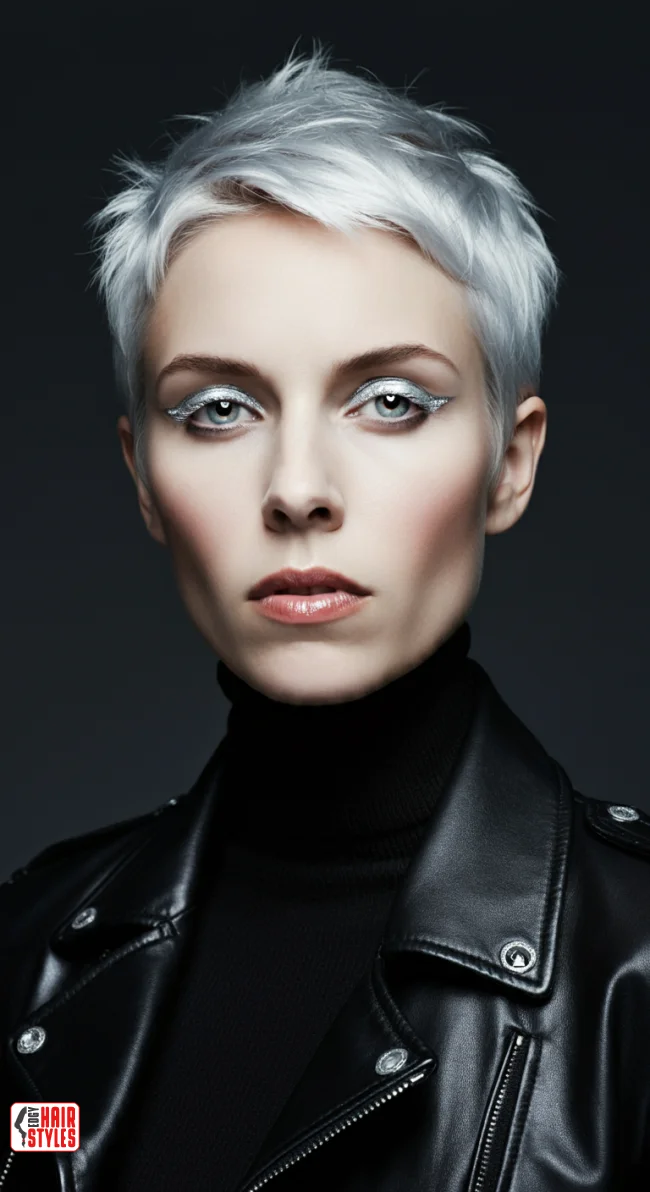 5. Pixie Cut with Defined Texture | Electrified Hair: 10 Helpful Hairstyles To Calm Down Your Frizzy Hair