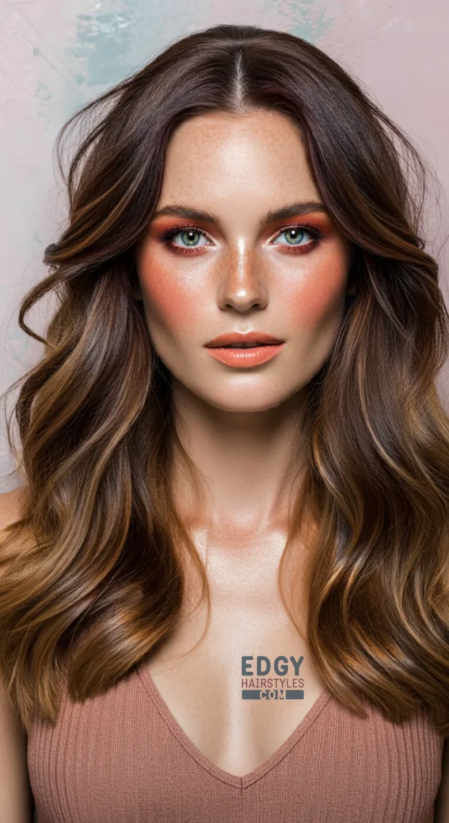 5. Subtle Chestnut Balayage | 10 Brunette Balayage Ideas To Refresh Your Look
