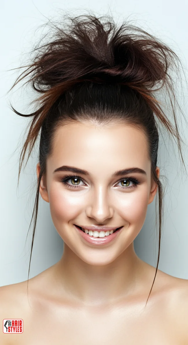 9. Messy Top Knot | Embrace Effortless Charm With Messy Hairstyles