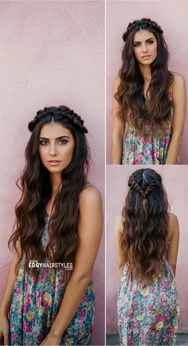 5. Waterfall Braid | 10 Gorgeous Braided Hairstyles For Long Hair