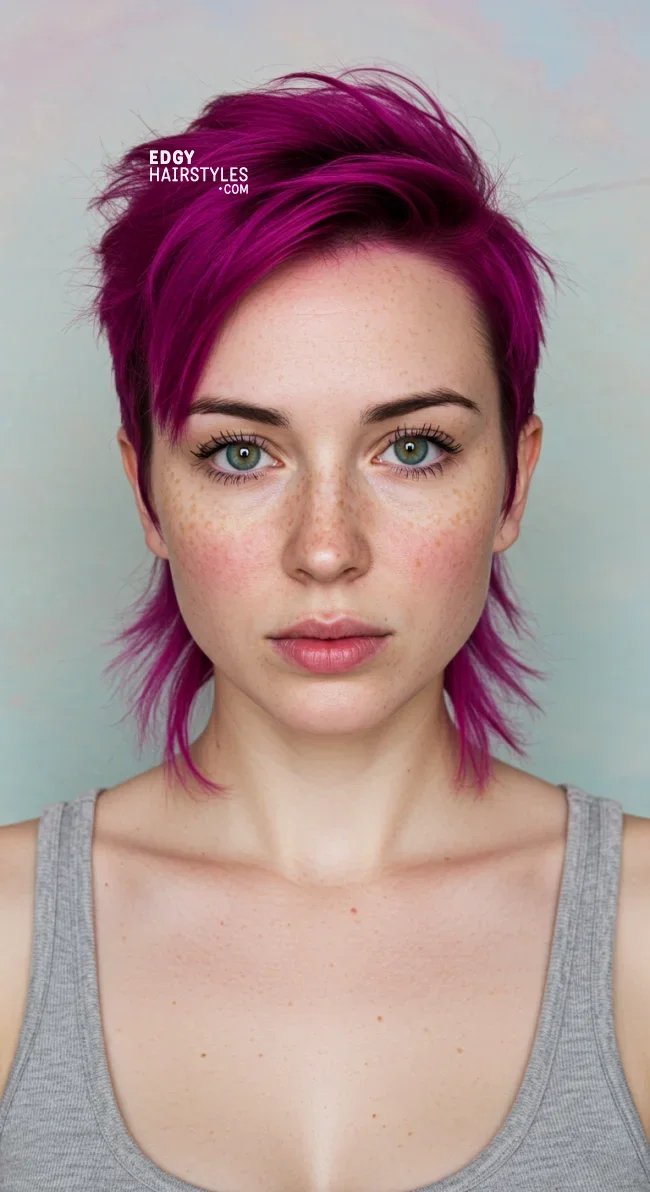 5. Pixie-Mullet Hybrid | 6 Mini Mullet Haircuts To Inspire Your Semi-Short Style