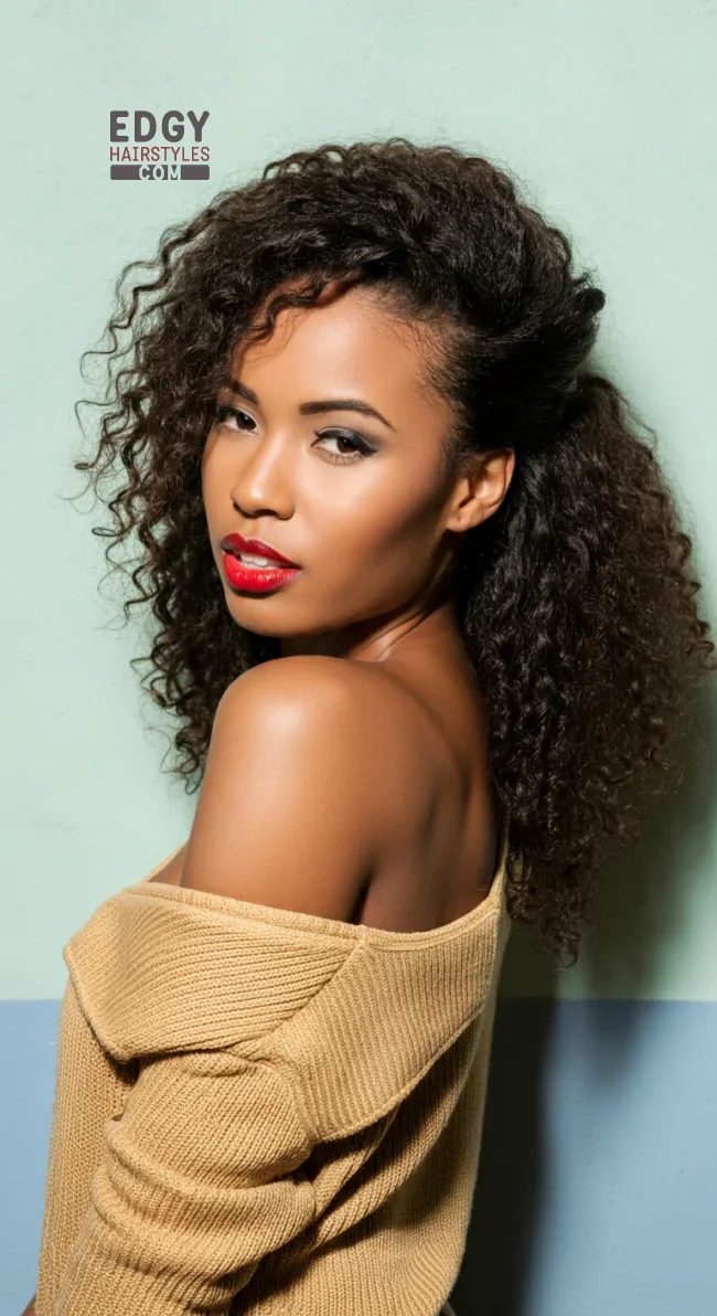8. Side Ponytail | Ponytail Styles For Black Women: Trendy And Elegant Looks