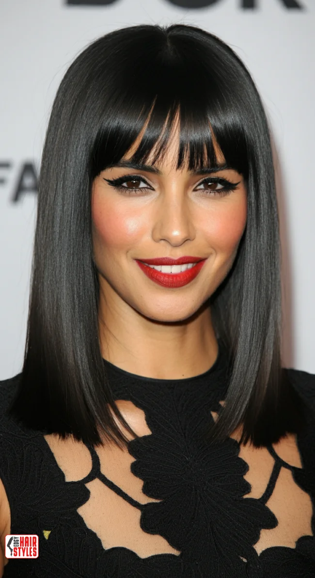 2. Blunt Bangs | Ultimate Guide To Bangs And Fringe Hairstyles For Trendsetters