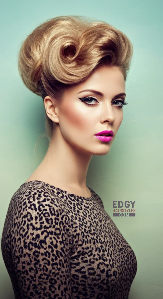 8. Voluminous Bouffant Updo | Top 10 Modern Updo Hairstyles: Styling Tips And Trend Insights