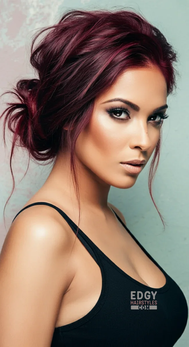 7. Textured Side Bun | Top 10 Modern Updo Hairstyles: Styling Tips And Trend Insights