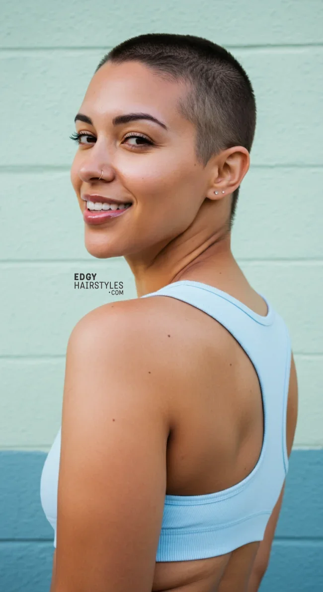 8. Buzz Cut | 10 Hot Ideas Of Short Hairstyles For Ladies