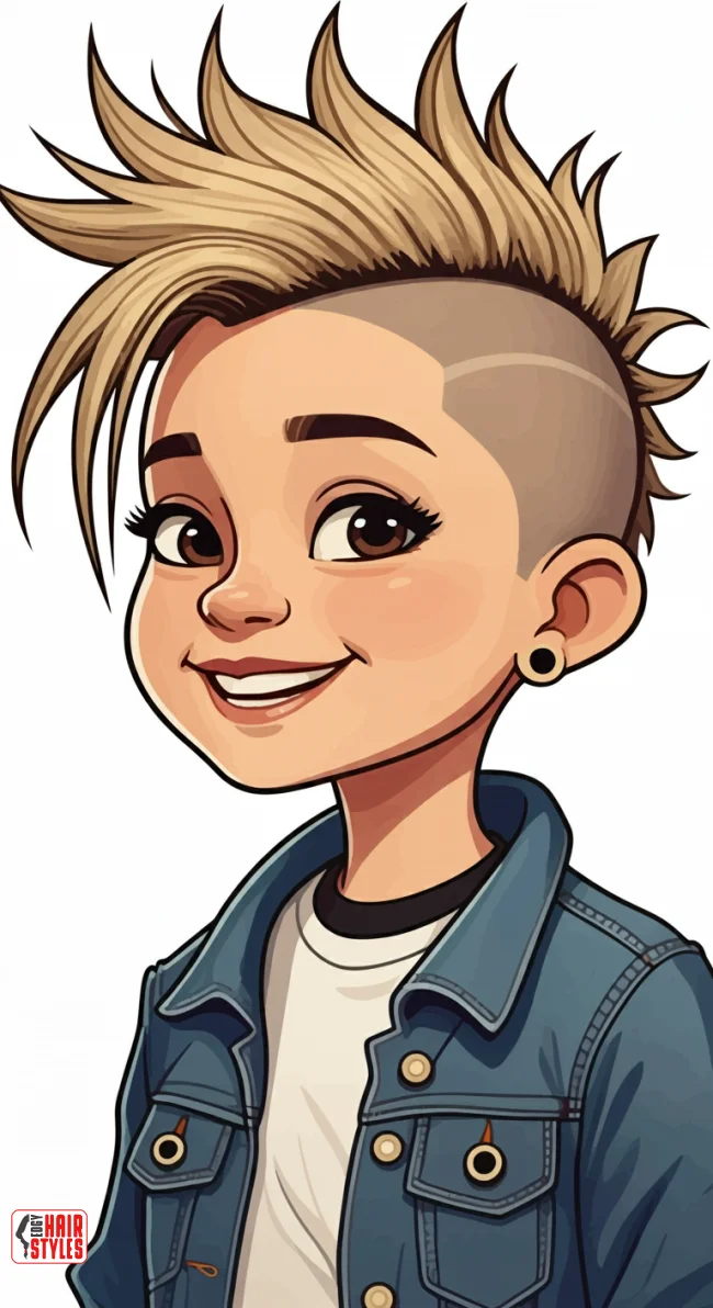 3. Mohawk Fade | Stylish Hairstyles For Children - Adorable Trends