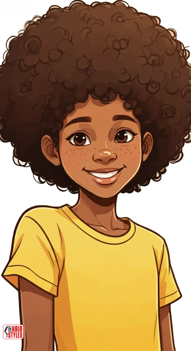 5. Curly Afro | Stylish Hairstyles For Children - Adorable Trends