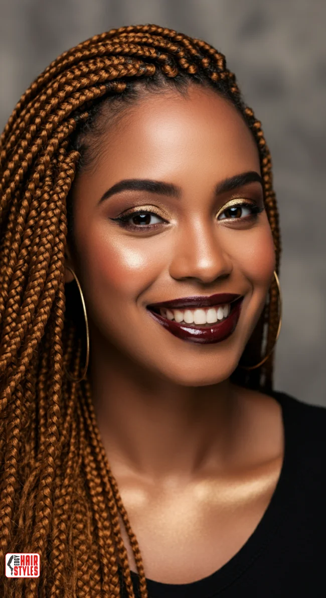 8. Caramel Braids | Unveiling The Allure Of Caramel Hairstyles - Sweeter Than Ever