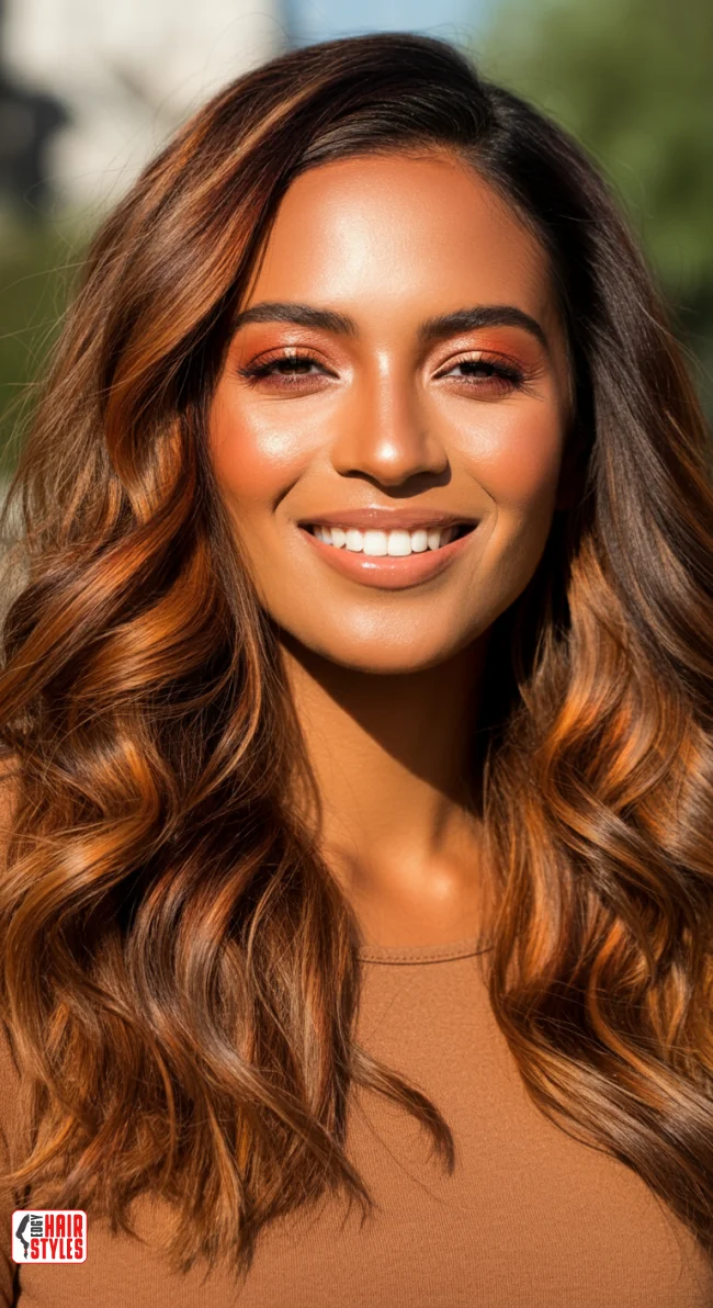 6. Caramel and Copper Blend | Unveiling The Allure Of Caramel Hairstyles - Sweeter Than Ever