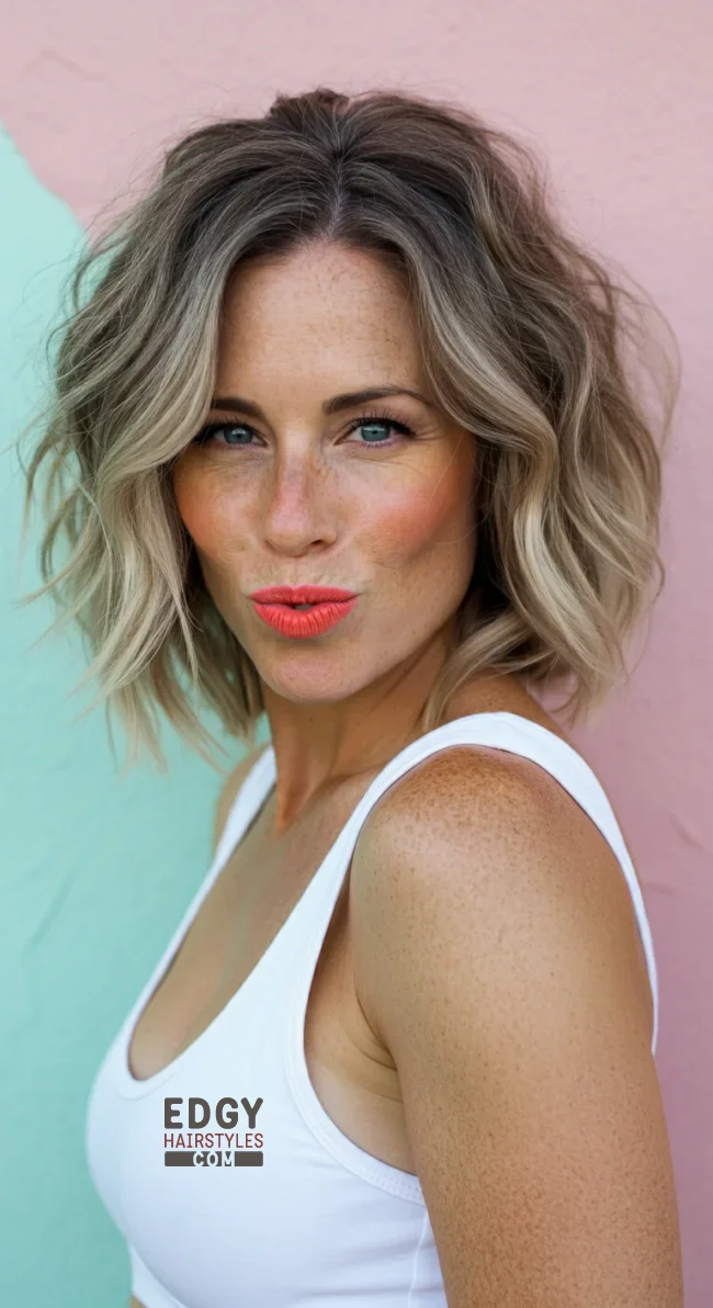 6. Beach Waves | Chic Long Hairstyles For Women Over 40