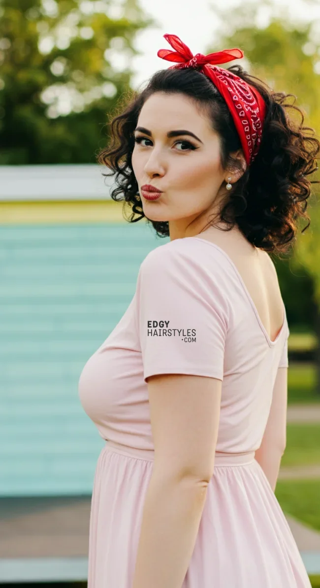 8. Classic Bandana Style | 8 Best Concert Hairstyles: Easy &Amp; Stylish Looks For Every Show