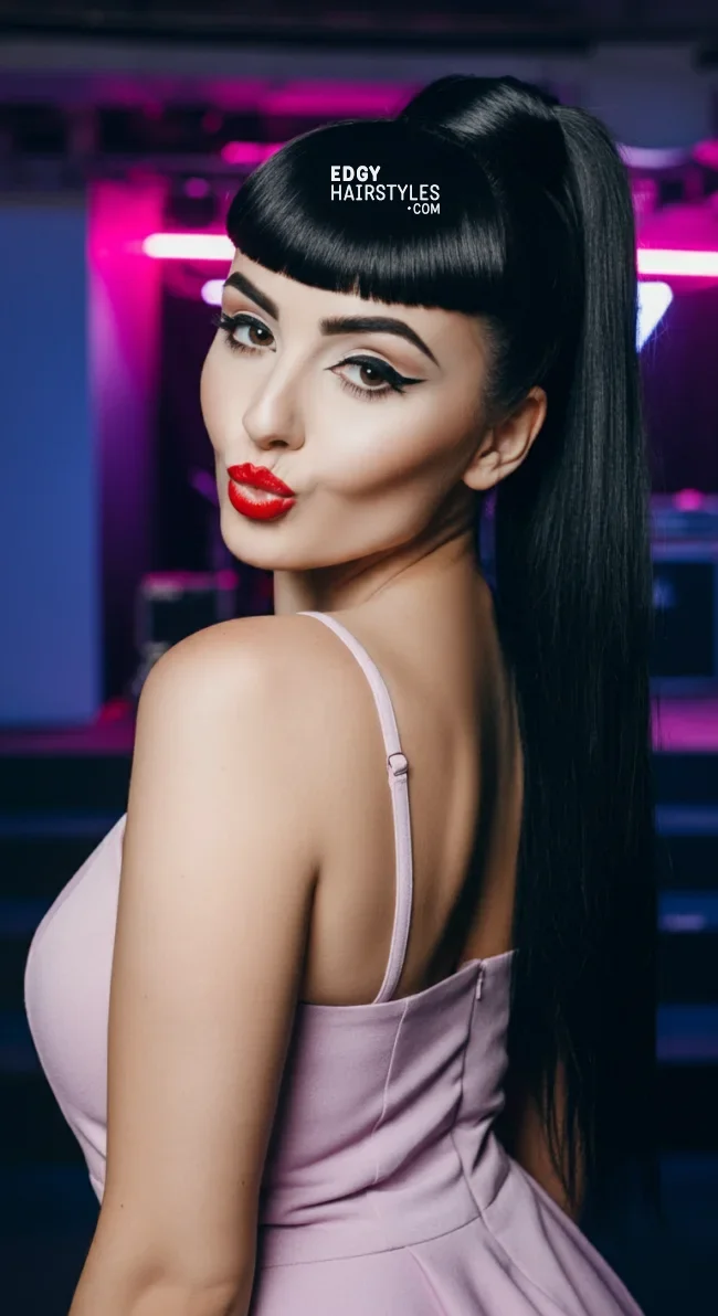 3. Sleek High Ponytail | 8 Best Concert Hairstyles: Easy &Amp; Stylish Looks For Every Show