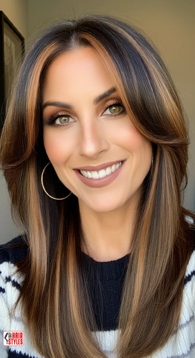 4. Long Layers with Balayage Highlights | Hairstyles For Long Face Shape: A Guide To Flattering And Trendy Looks