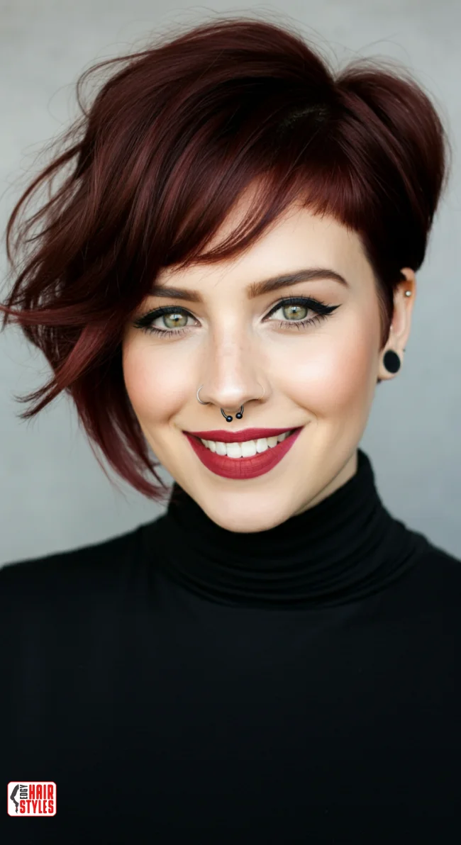 3. Choppy Bob with Side Bangs | Hairstyles For Long Face Shape: A Guide To Flattering And Trendy Looks