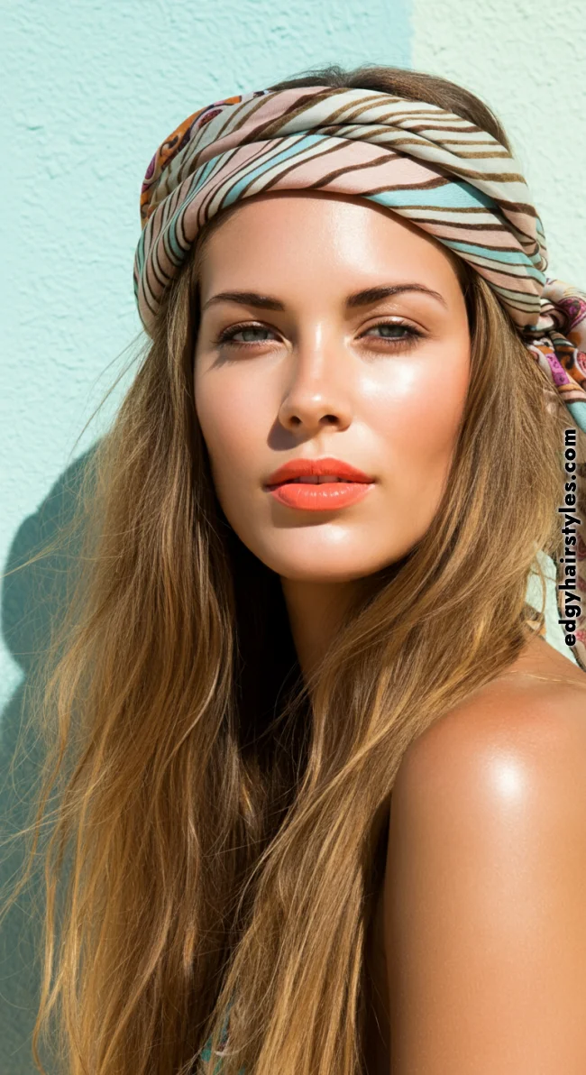 10. Crown Wrap | Scarf Chic: Elevate Your Style With A Scarf In Your Hair