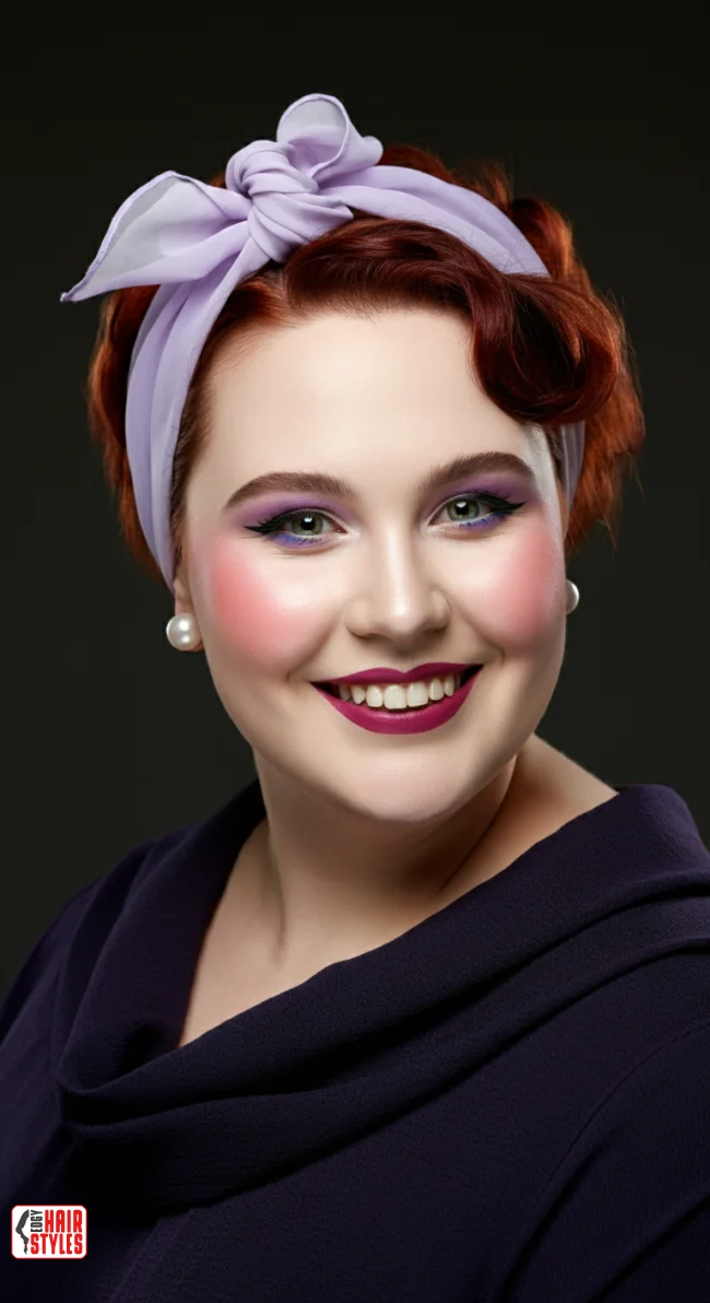 6. Half-Up Bow | 10 Hairstyle Ideas Using A Scarf - Chic And Trendy
