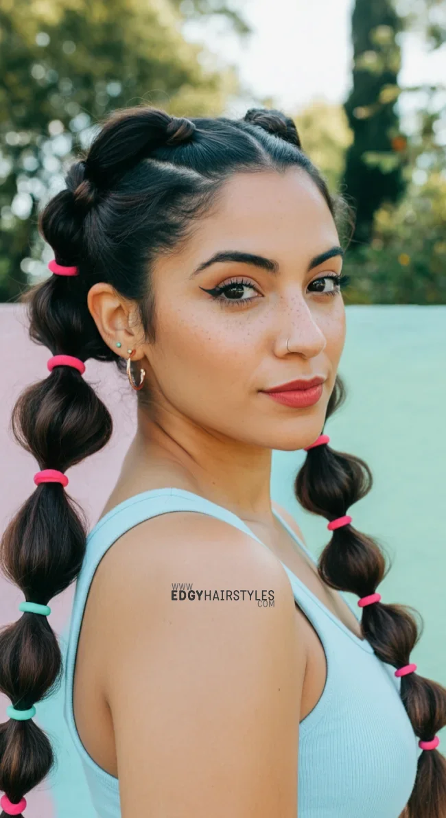 5. Bubble Braids | 10 Stunning Hairstyles You Can’t Miss This Year