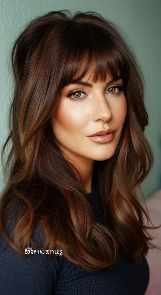 4. Curtain Bangs with Layers | 10 Stunning Hairstyles You Can’t Miss This Year
