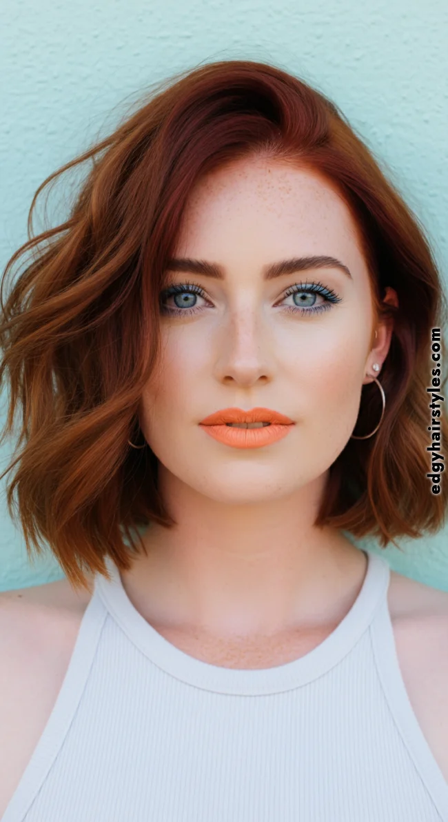 4. Shoulder-Length Lob with Loose Waves | Hairstyles That Make You Look Younger Without Botox