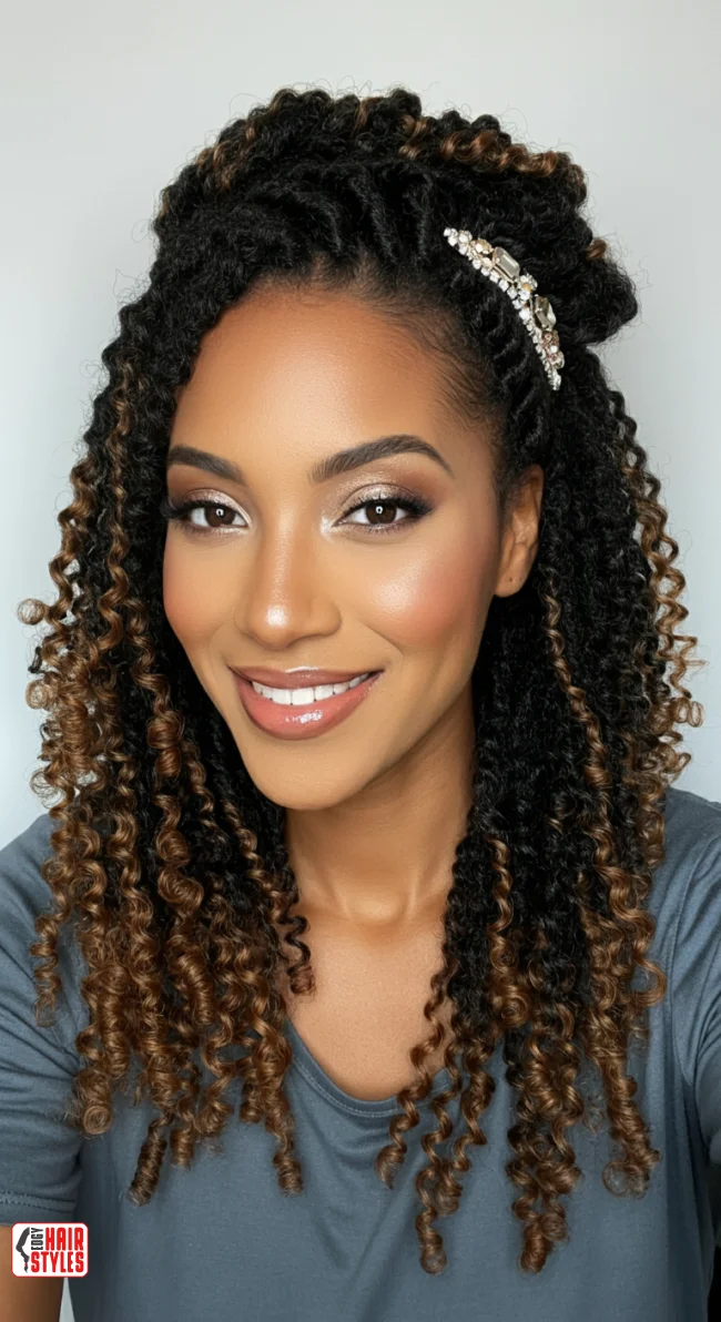 10. Half-Up Twisted Hairstyle | 10 Formal Hairstyles For Timeless Beauty