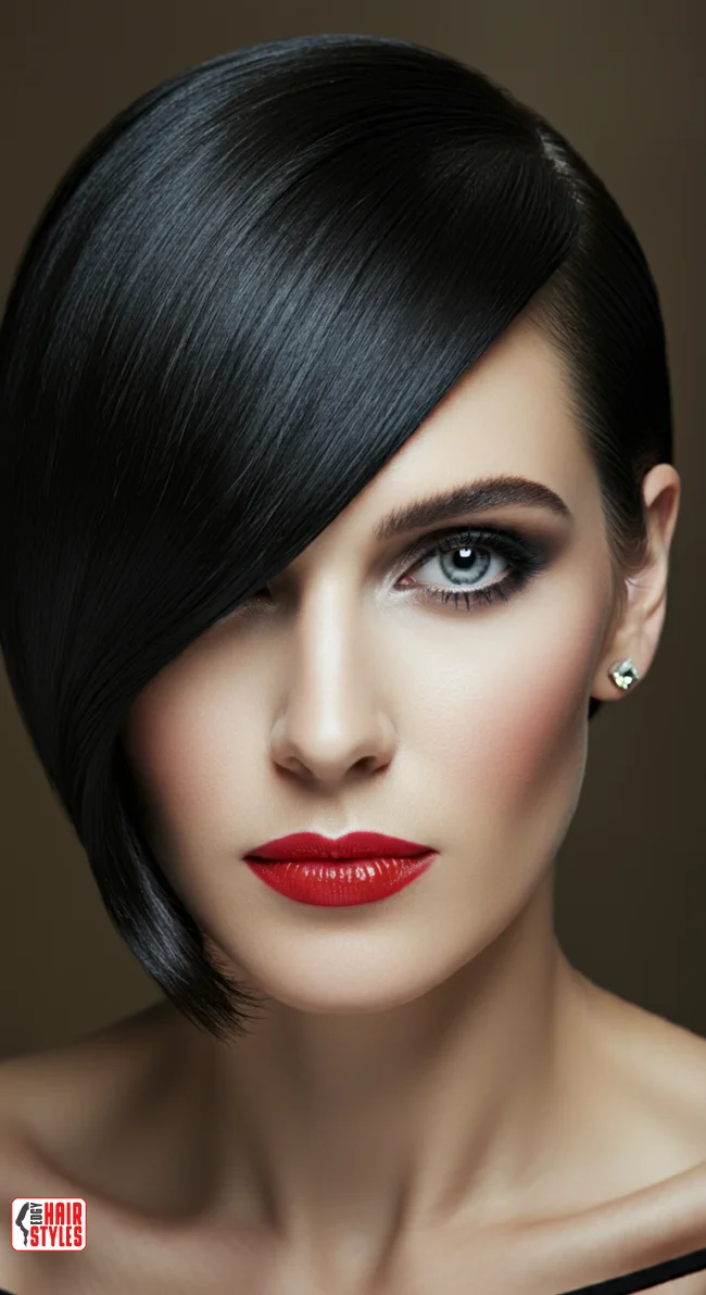 8. Sleek Bob with Side Sweep | 10 Formal Hairstyles For Timeless Beauty