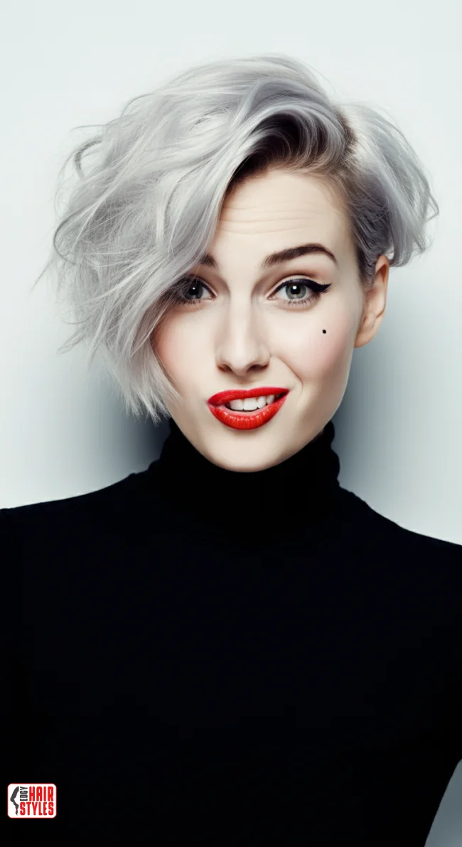 3. Textured Bob with Side Part | 10 Hairstyle Ideas For Round Face And Thick Hair