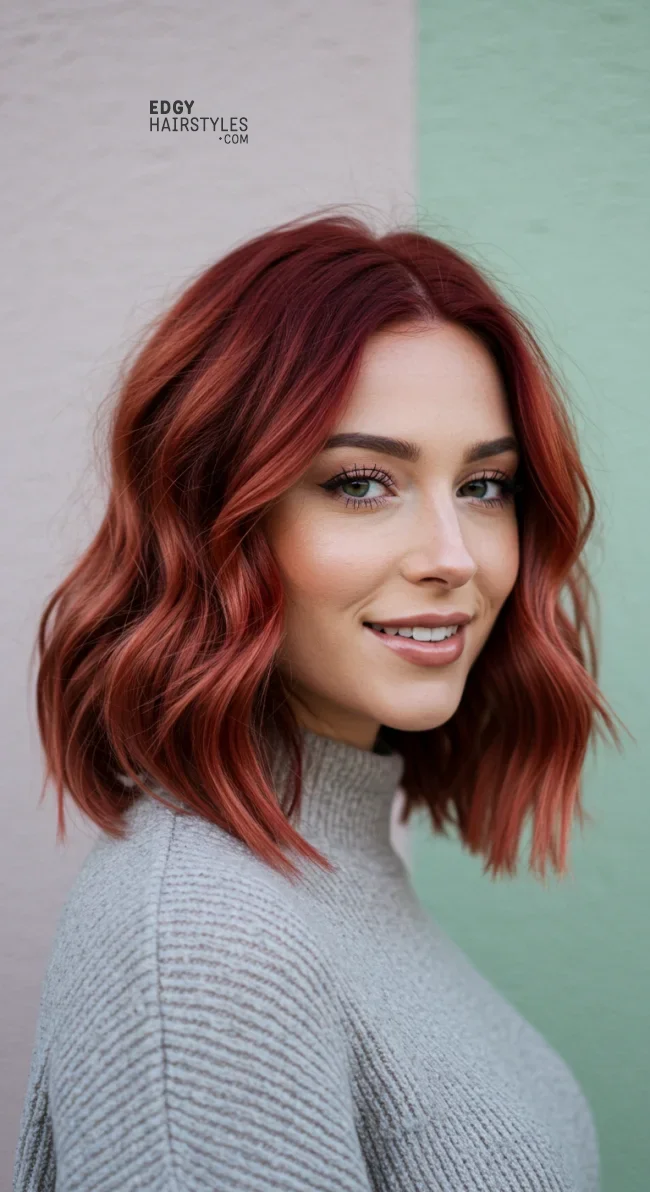 8. Rose Gold Highlights | 10 Red Hair Looks To Warm Up Your Vibe This Winter