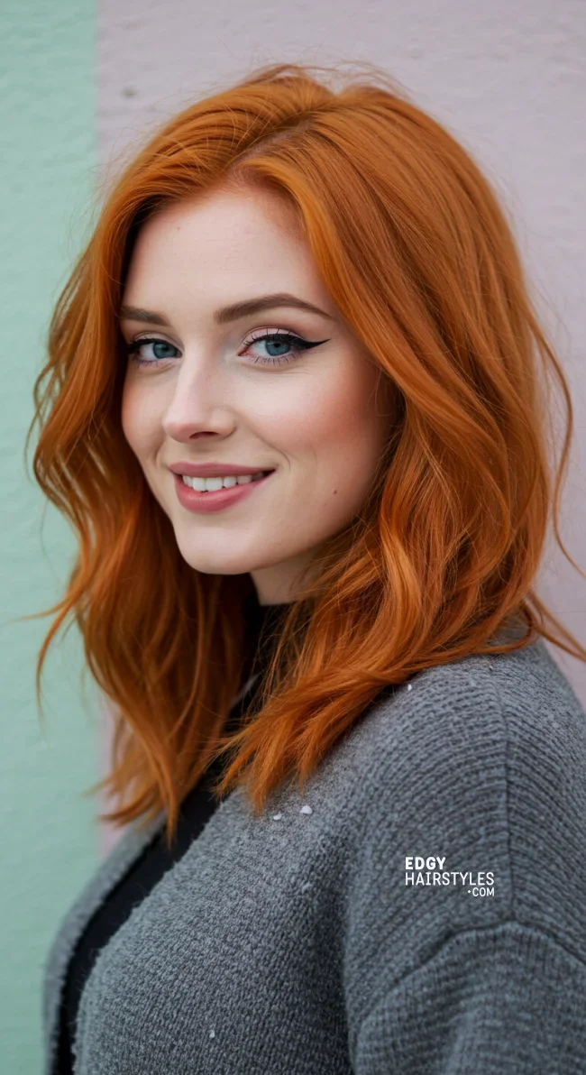 10. Bright Ginger Shag | 10 Red Hair Looks To Warm Up Your Vibe This Winter