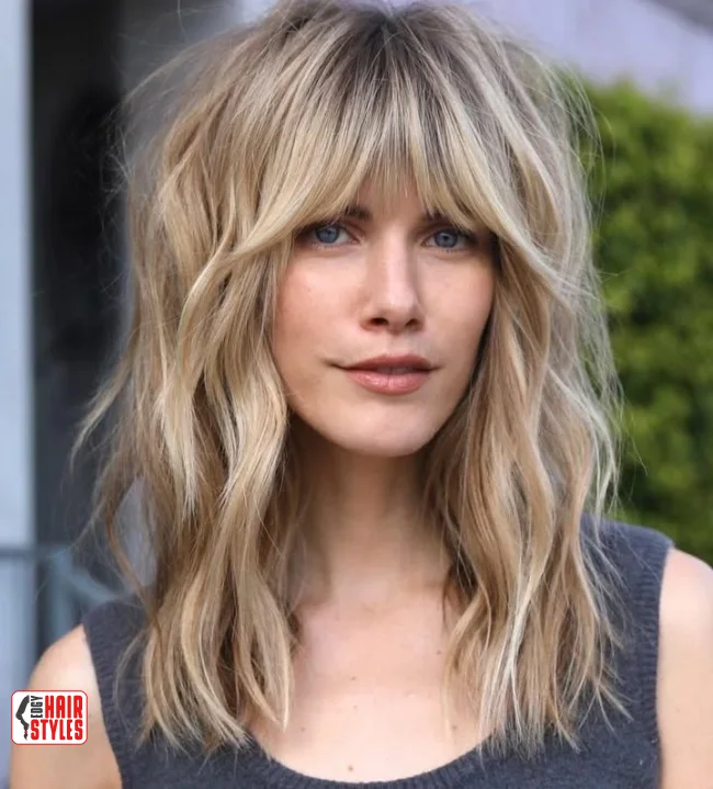 4. Long Wolf Cut with Feathered Layers | Most Beautiful Wolf Cut Hairstyles For This Winter