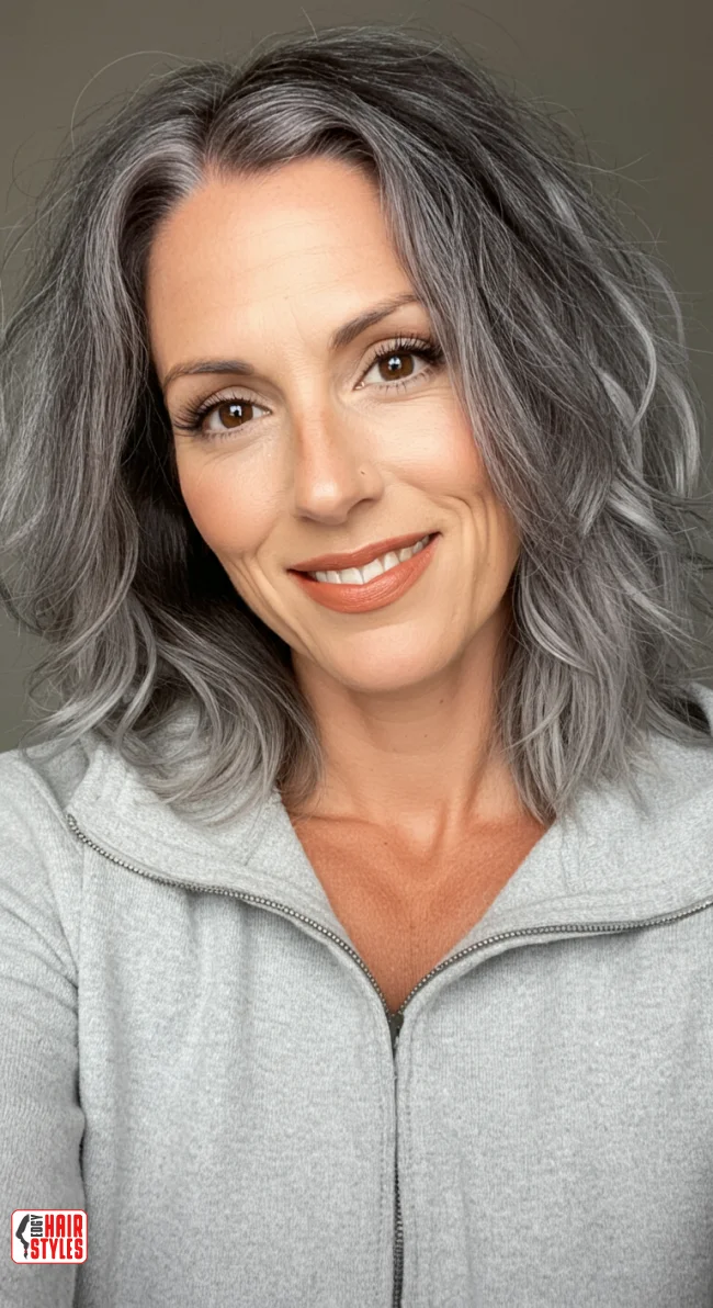 2. Ashy Brown Reverse Balayage | Reverse Balayage On Grey Hair: Everything You Need To Know