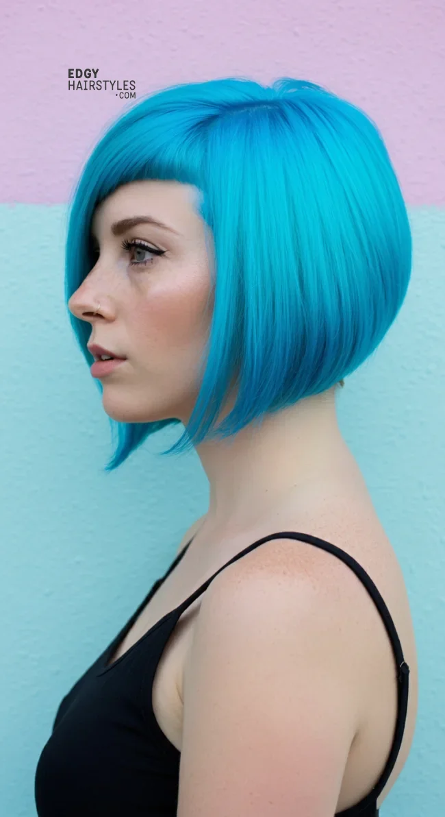 5. Bold Colored Bob | 5 Ways Of Pulling Off An Inverted Bob