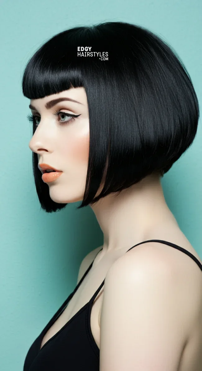 4. Inverted Bob with Bangs | 5 Ways Of Pulling Off An Inverted Bob