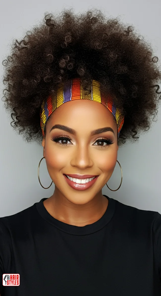3. Afro Puff Ponytail | Cute Ponytail Hairstyles For Black Girls: Embrace Your Natural Beauty