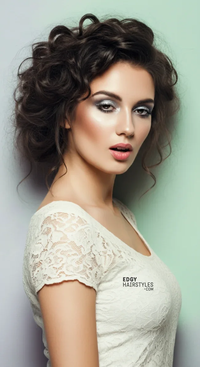 7. Half-Up, Half-Down with Curls | 8 Baddie Hairstyles To Elevate Your Style Game